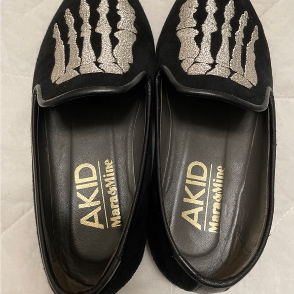 AKID MARA AND MINE skeleton suede loafers (kids) - Picture 5 of 5